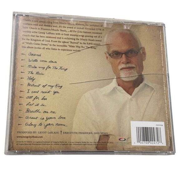 All For Love by Lenny LeBlanc ( CD, 2007-08-28 - Integrity Music ) - Picture 3 of 7